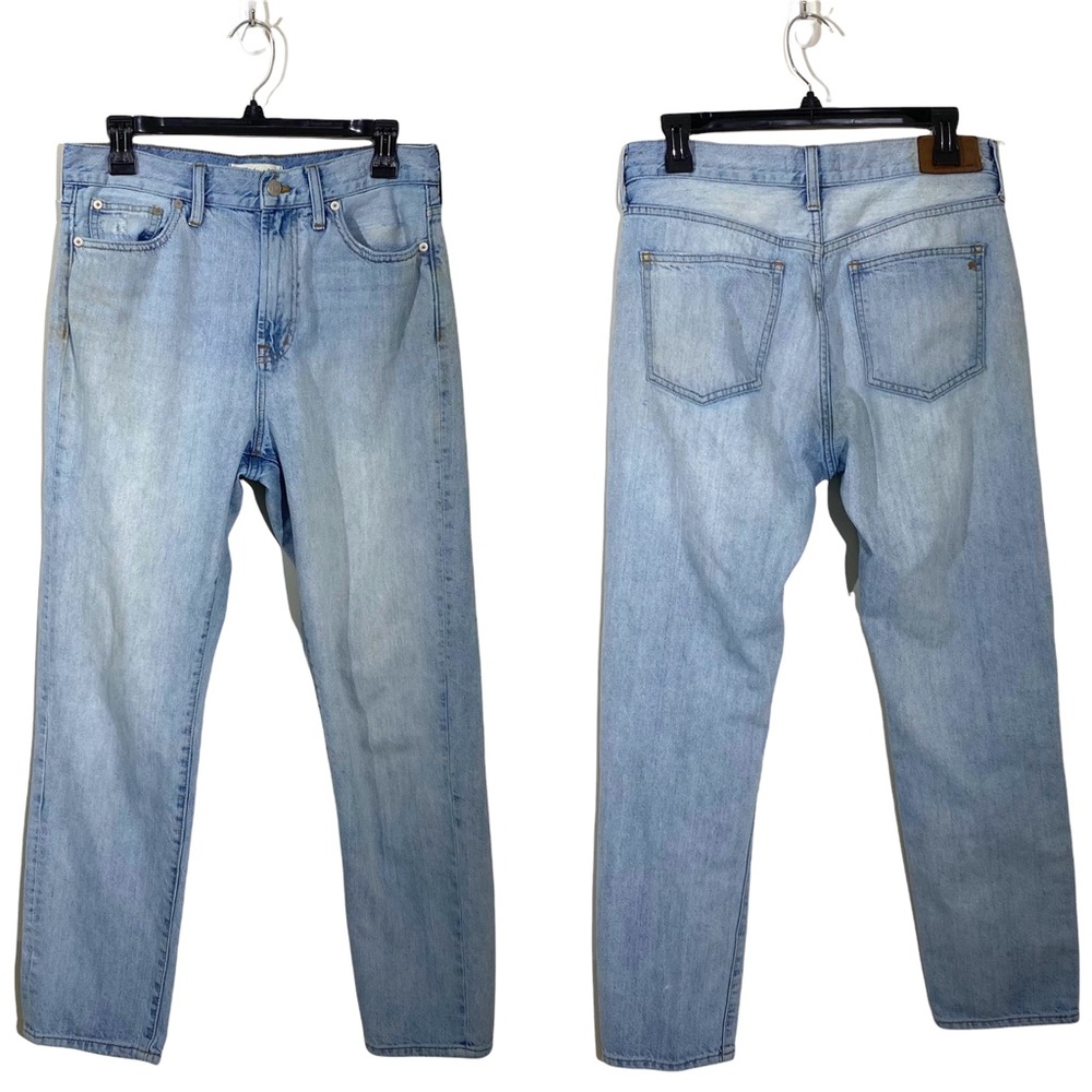 MADEWELL The Perfect Vintage High Rise Tapered Leg Jeans Light Wash